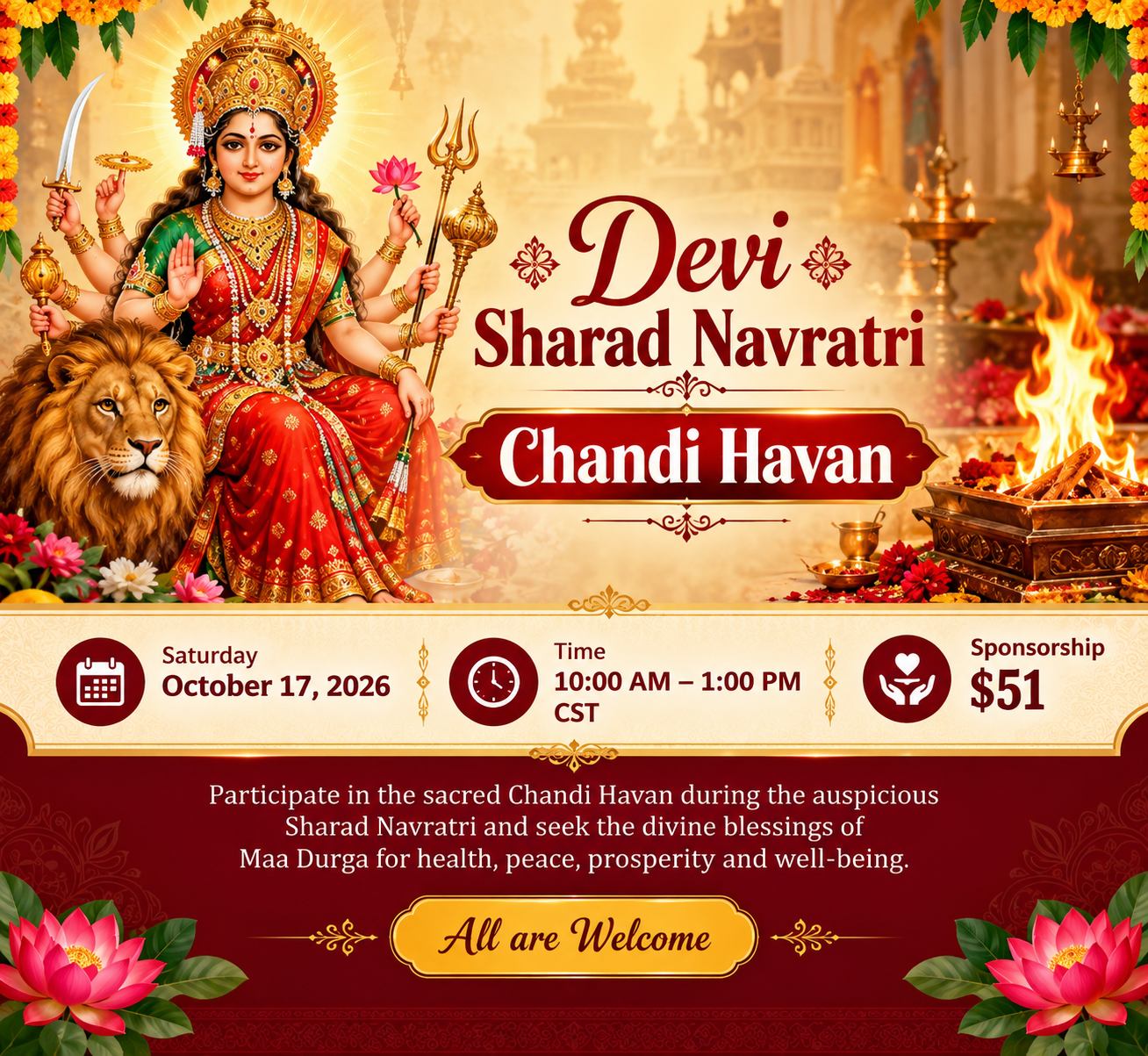 Devi Sharad Navratri - Chandi Havan